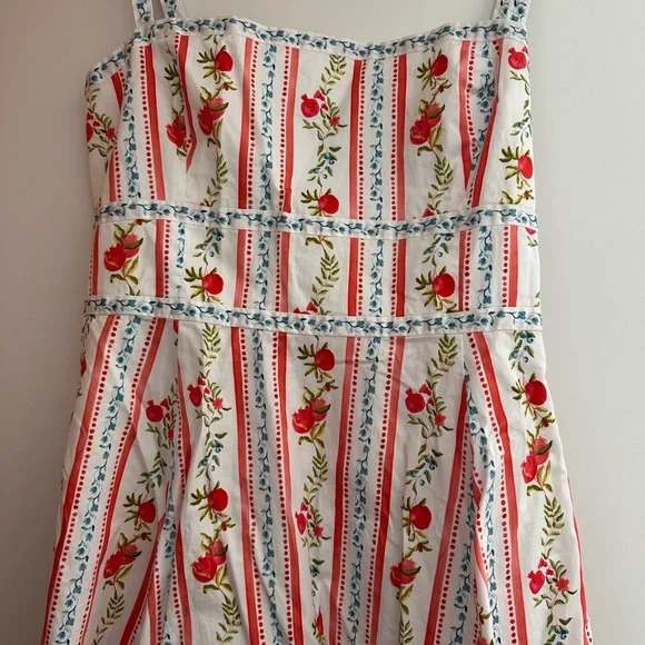 Hill House Pomegranate Stripe Mini Margot - Picture 3 of 6